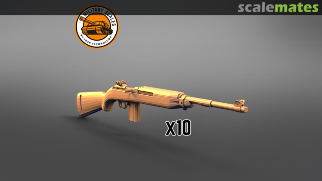 Boxart M1 Carbine set of 10 pcs PMI0264B Military Scales Boxart M1 Carbine set of 10 pcs PMI0264B Military Scales