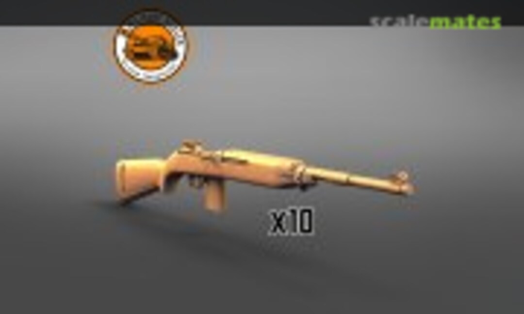 1:72 M1 Carbine set of 10 pcs (Military Scales PMI0264B) PMI0264B