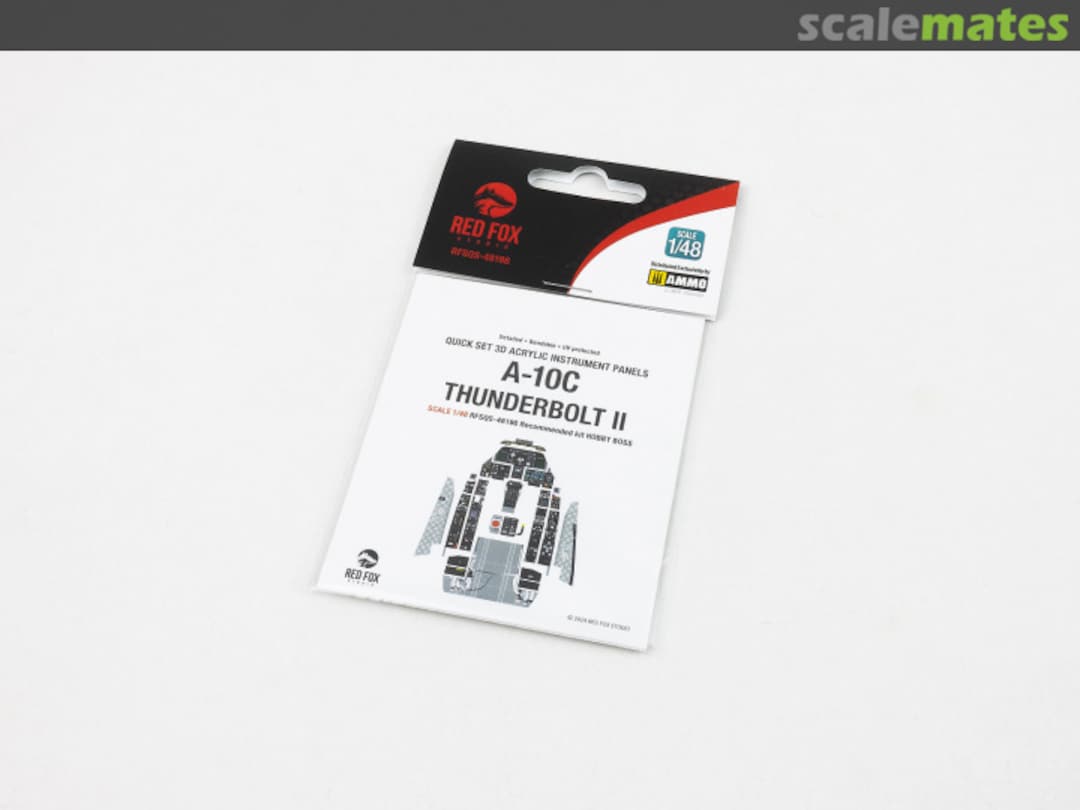 Boxart A-10C Thunderbolt II quick set 3D instrument panel RFSQS-48198 Red Fox Studio Boxart A-10C Thunderbolt II quick set 3D instrument panel RFSQS-48198 Red Fox Studio