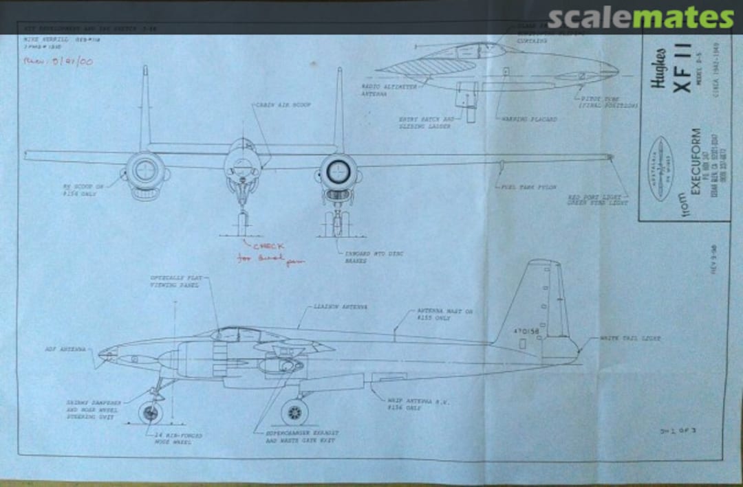 Boxart Hughes XF-11 Execuform Boxart Hughes XF-11 Execuform