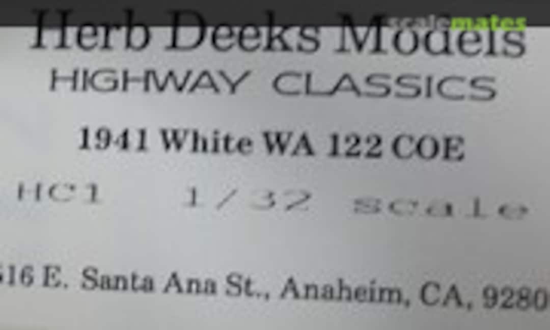 1:32 1941 White WA 122 COE (Herb Deeks Models HC1) HC1