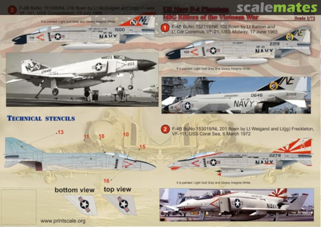 Boxart US Navy F-4 Phantom 72-058 Print Scale Boxart US Navy F-4 Phantom 72-058 Print Scale
