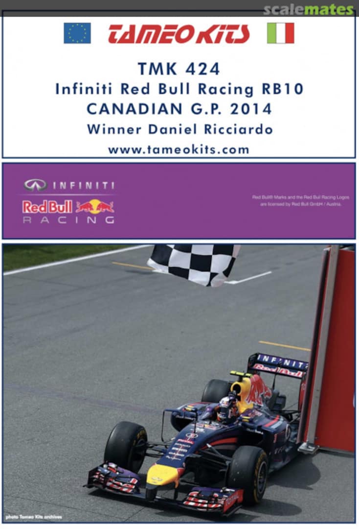 Boxart Infiniti Red Bull Racing RB10 TMK424 Tameo Kits Boxart Infiniti Red Bull Racing RB10 TMK424 Tameo Kits