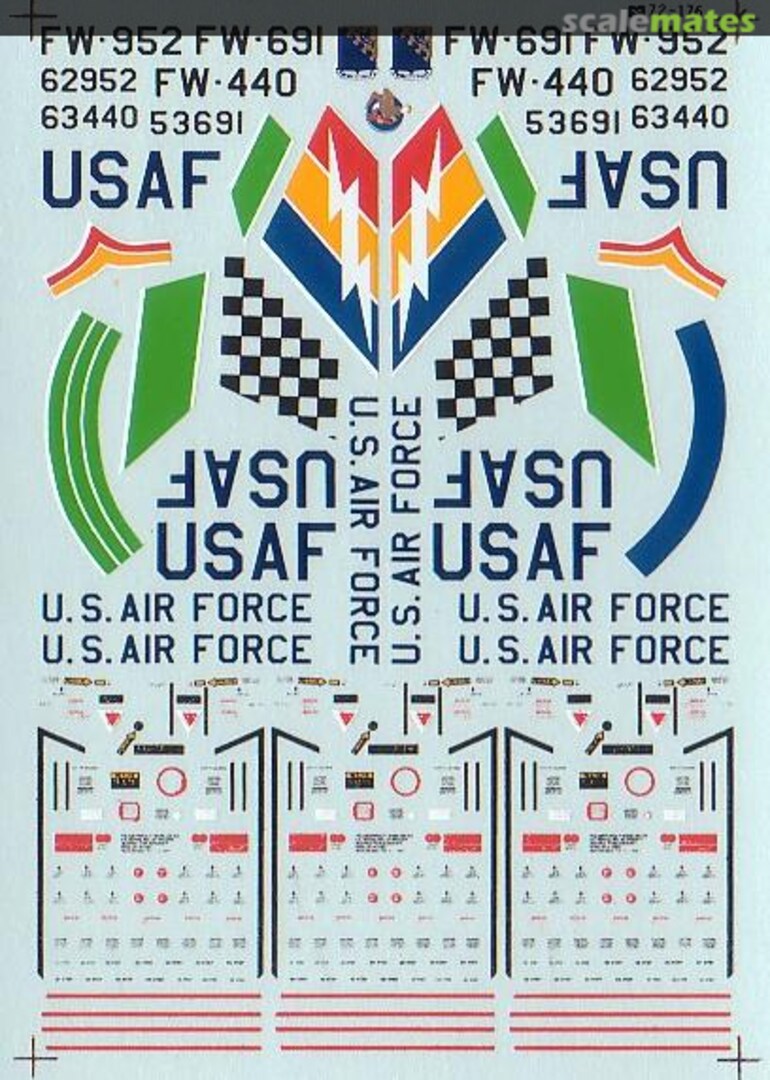 Boxart F-100 Super Sabers Pt.3 14-176 Microscale Boxart F-100 Super Sabers Pt.3 14-176 Microscale