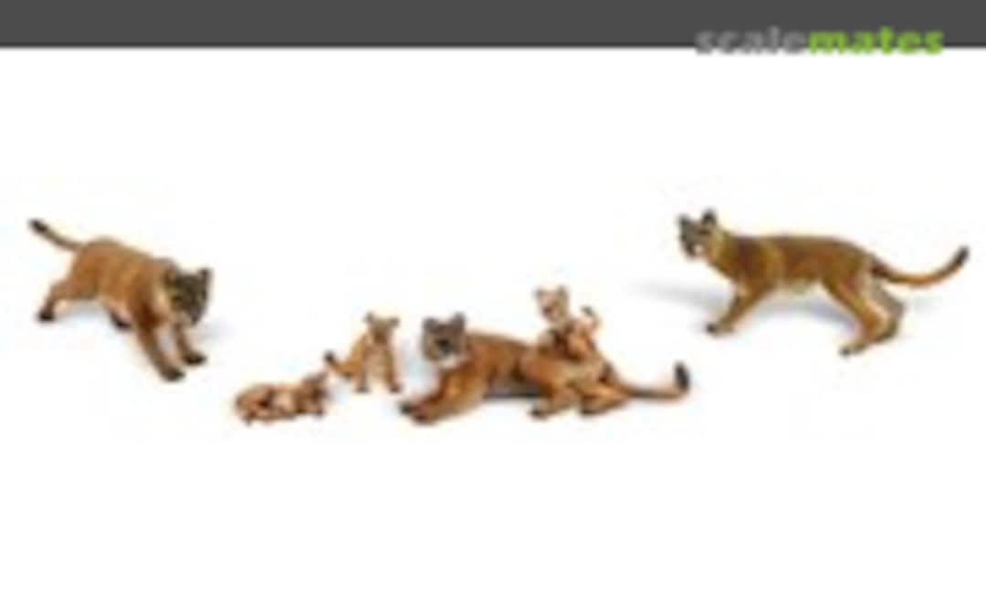 1:87 COUGARS AND CUBS (Woodland Scenics A1949) A1949