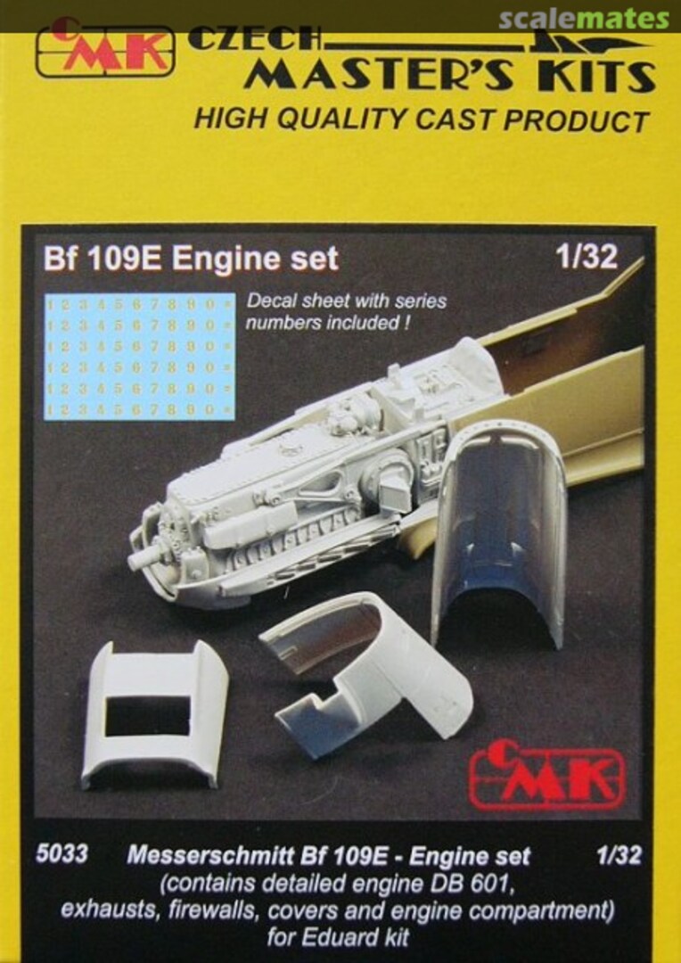 Boxart Bf 109E Engine set 5033 CMK Boxart Bf 109E Engine set 5033 CMK