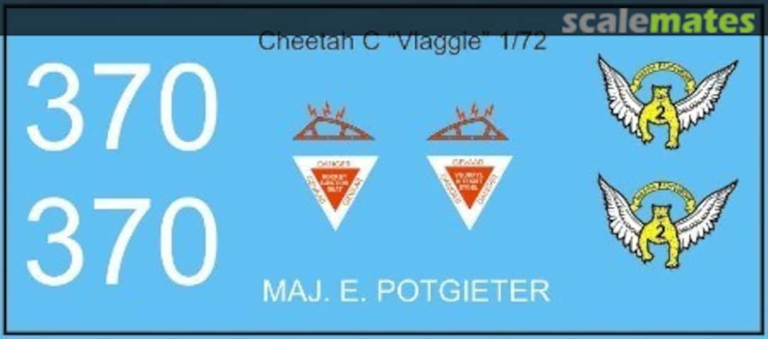 Boxart SAAF Cheetah C MAV-720167 MAV Decals Boxart SAAF Cheetah C MAV-720167 MAV Decals