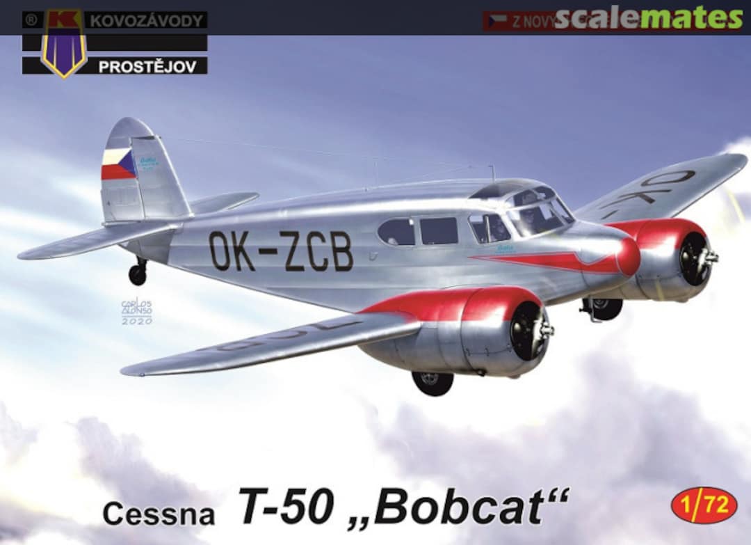 Boxart Cessna T-50 "Bobcat" KPM0171 Kovozávody Prostějov Boxart Cessna T-50 "Bobcat" KPM0171 Kovozávody Prostějov