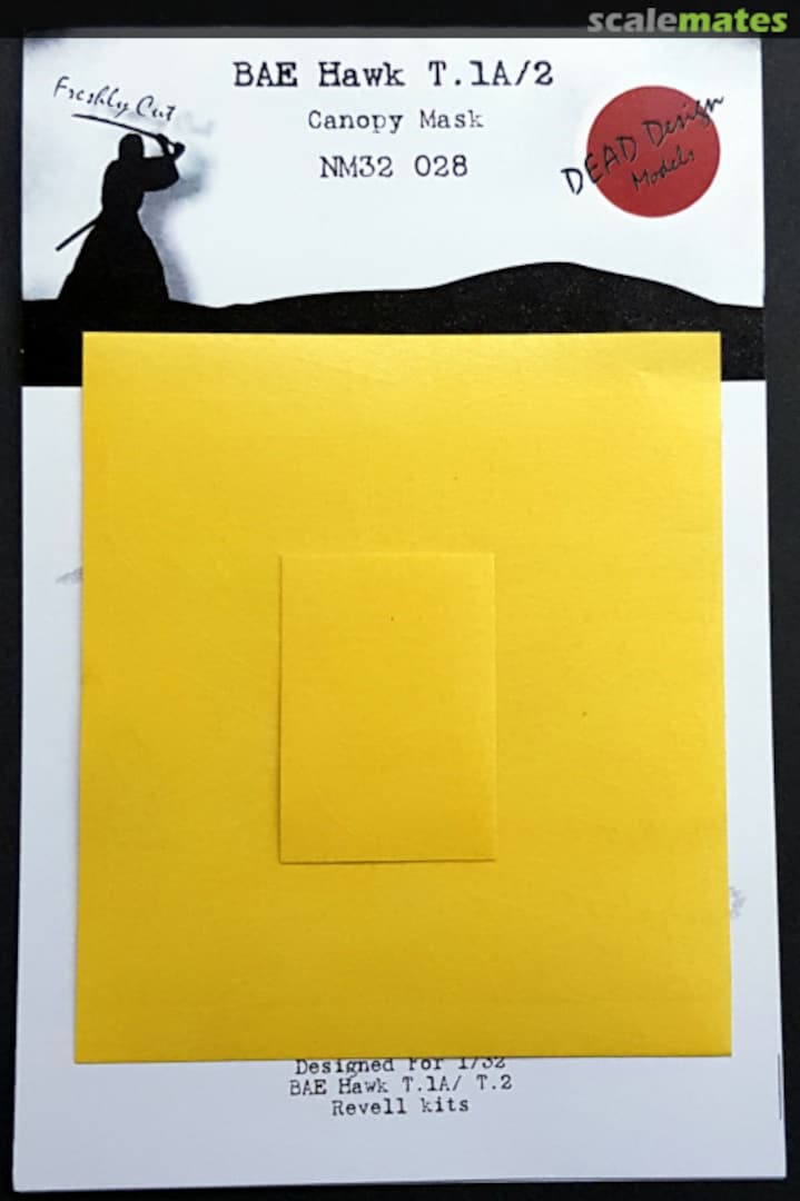 Boxart BAE Hawk T.1A/2 - Canopy Mask NM32028 DEAD Design Models Boxart BAE Hawk T.1A/2 - Canopy Mask NM32028 DEAD Design Models