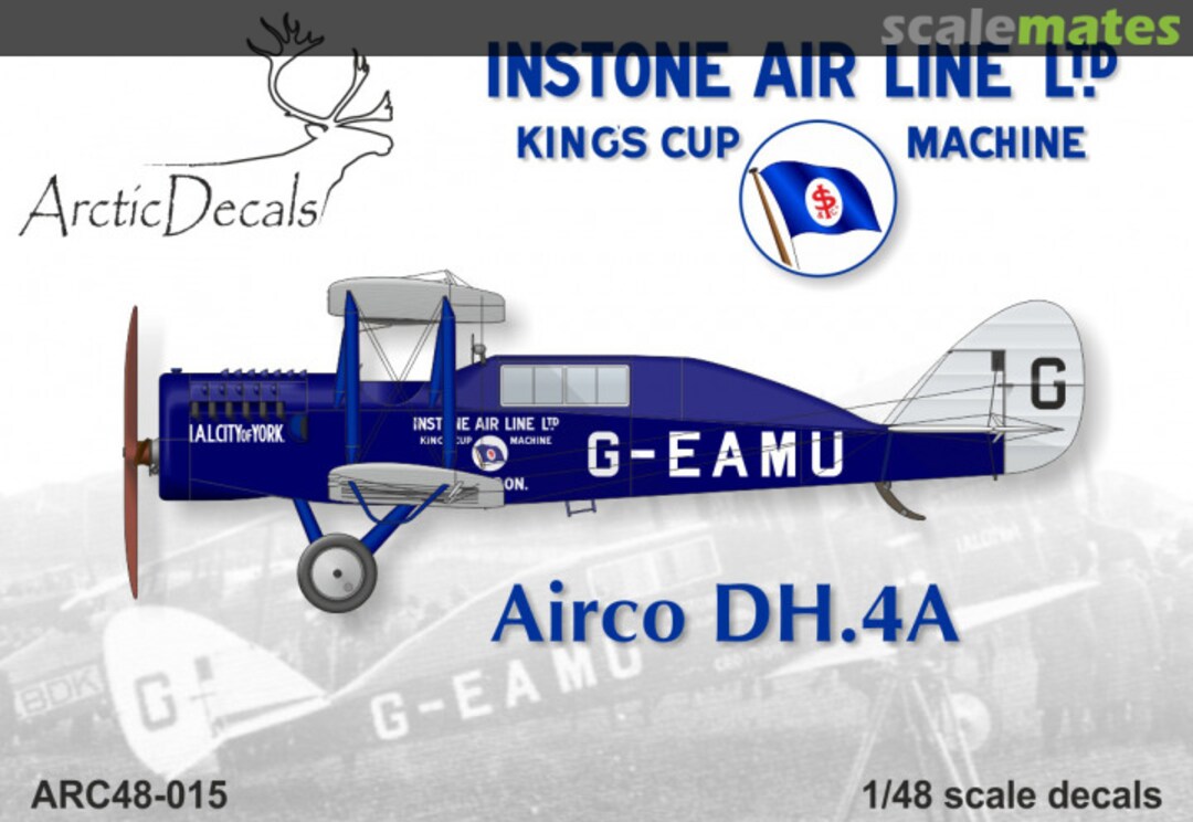 Boxart Airco DH.4A Instone Air Line ARC48-015 Arctic Decals Boxart Airco DH.4A Instone Air Line ARC48-015 Arctic Decals