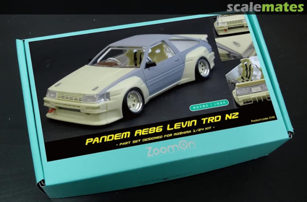 Boxart Pandem AE86 Levin TRD N2 part set Z143 ZoomOn Boxart Pandem AE86 Levin TRD N2 part set Z143 ZoomOn