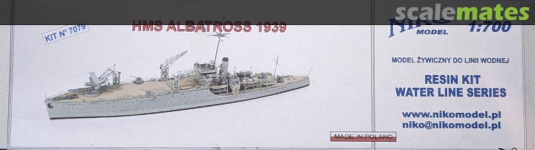 Boxart HMS Albatross 1939 7079 Niko Model Boxart HMS Albatross 1939 7079 Niko Model