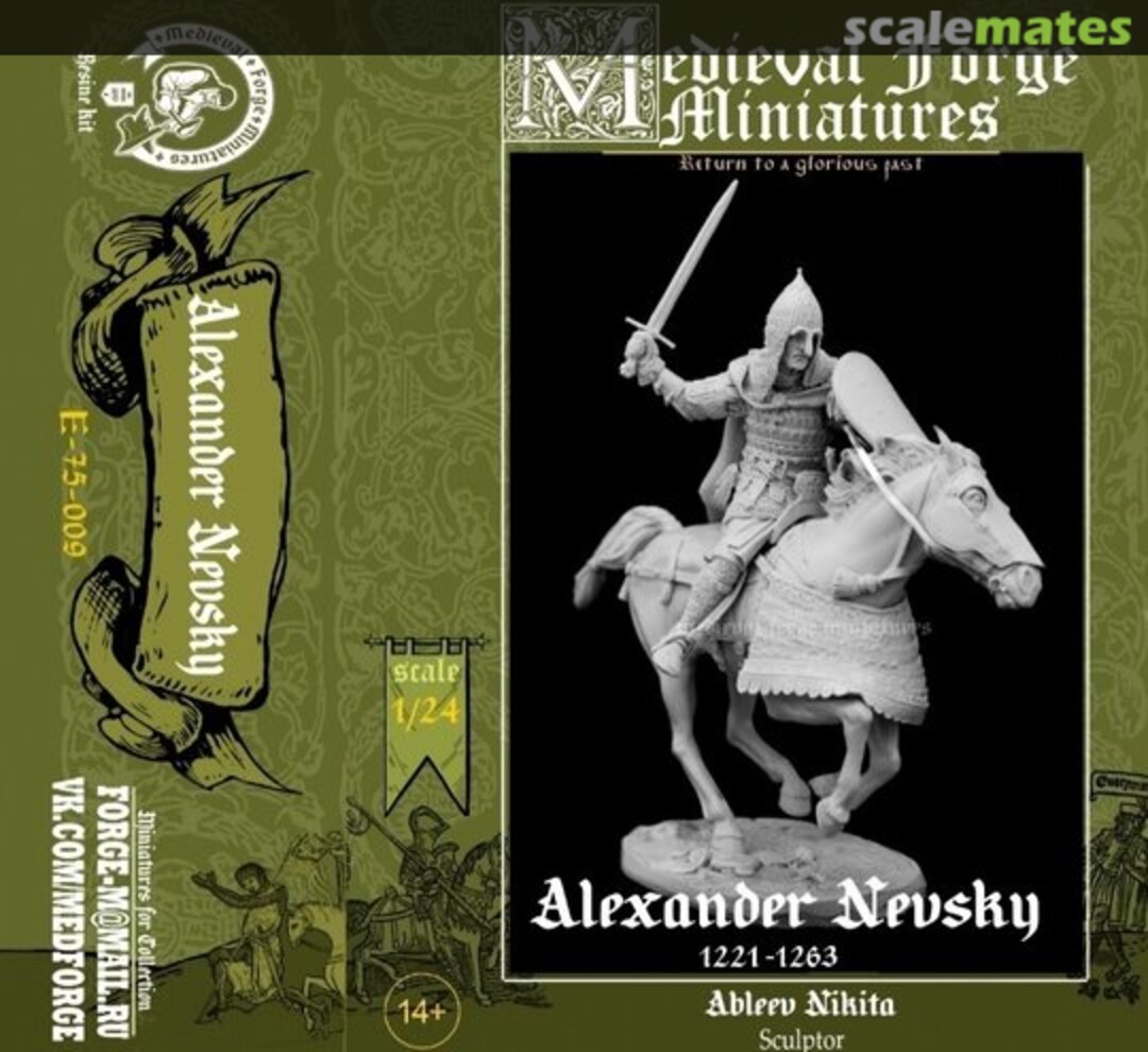 Boxart Alexander Nevsky E-75-009 Medieval Forge Miniatures Boxart Alexander Nevsky E-75-009 Medieval Forge Miniatures