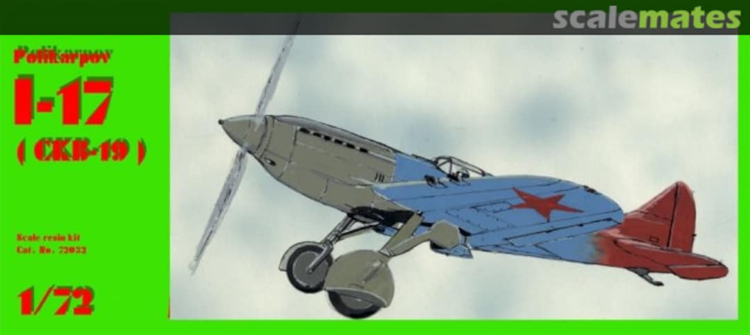 Boxart Polikarpov I-17 (CKB-19) 72032 Omega Models Boxart Polikarpov I-17 (CKB-19) 72032 Omega Models