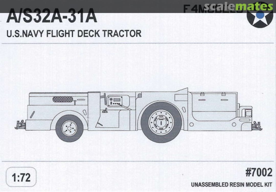 Boxart A/S32A-31A Flight Deck Tractor FM7002 F4Models Boxart A/S32A-31A Flight Deck Tractor FM7002 F4Models