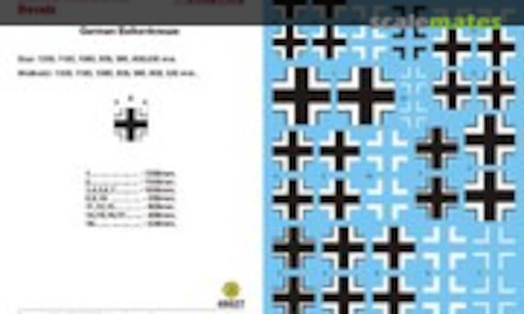 1:48 German Luftwaffe Balkenkreuze (Techmod 48027) 48027