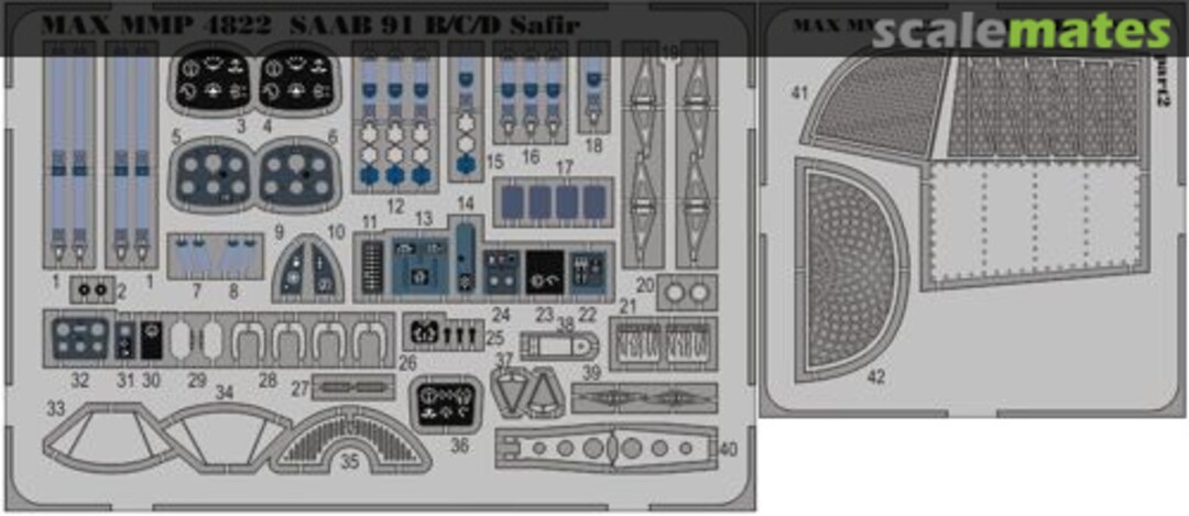 Boxart SAAB 91B/C/D Safir Interior Detail Set for Tarangus kit MMP4822 Maestro Models Boxart SAAB 91B/C/D Safir Interior Detail Set for Tarangus kit MMP4822 Maestro Models