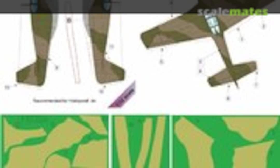 1:32 N.A. Mustang Mk.I - RAF (Camouflage Painting Masks) (LF Models M3226) M3226