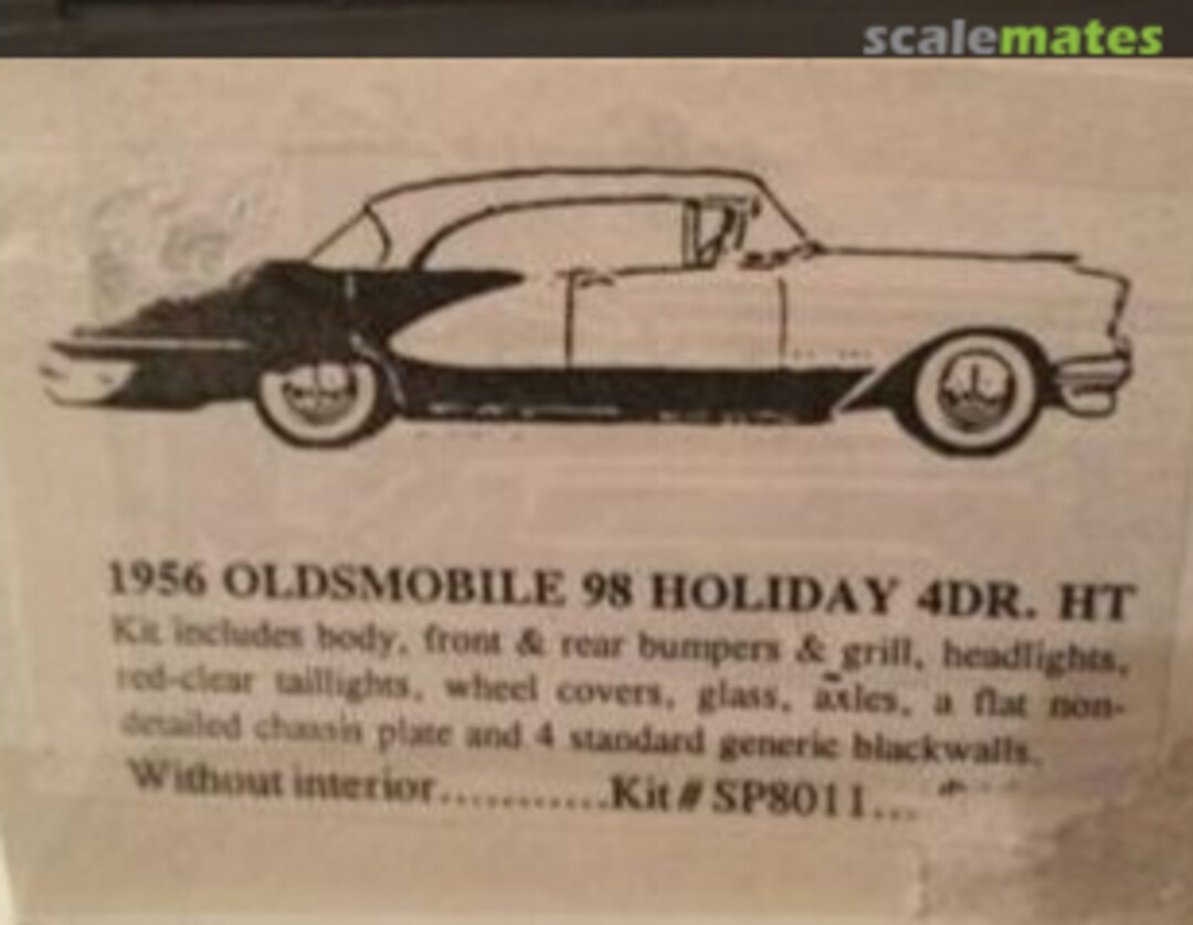 Boxart 1956 Oldsmobile 98 4 Door H/T SP-8011 AccuCast Models