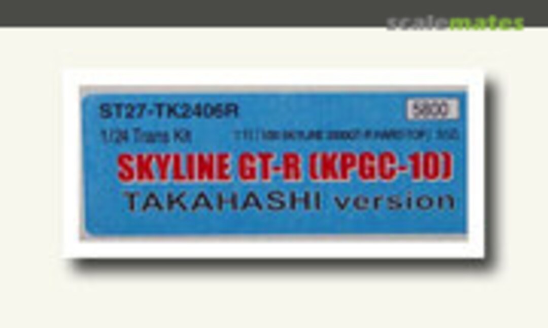 1:24 KPGC-10 GT-R K.TAKAHASHI (1971/72) (Studio27 ST27-TK2406R) ST27-TK2406R