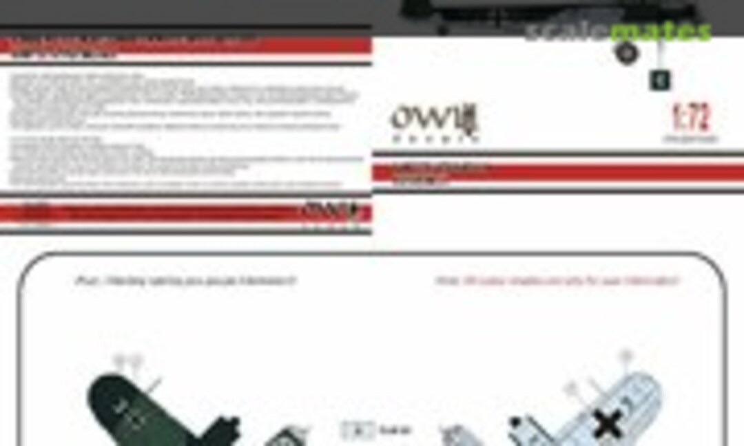 1:72 Do 17Z-1, F1+JK, 1./KH 76, France (OWL OWLDS72055)