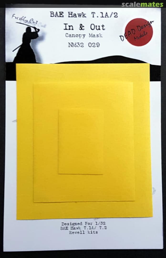 Boxart BAE Hawk T.1A/2 - In & Out Canopy Mask NM32029 DEAD Design Models Boxart BAE Hawk T.1A/2 - In & Out Canopy Mask NM32029 DEAD Design Models