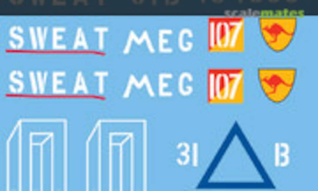 1:35 Aust M113 Vietnam "Sweat" Decals (1 of 4 versions) (Firestorm Models CS35096) CS35096