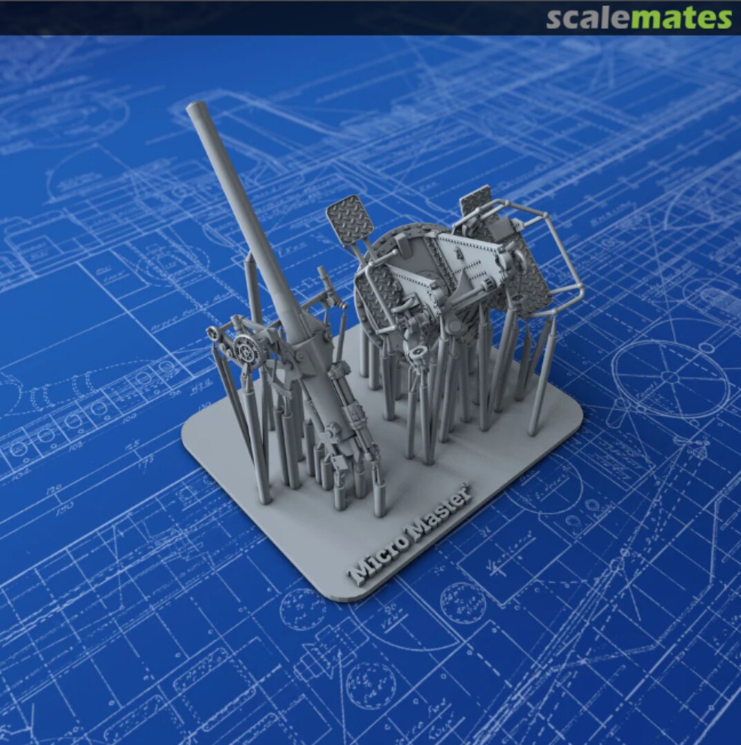 Boxart 4"/45 (10.2cm) QF MKV HA MKIII MM0532P Micro Master Boxart 4"/45 (10.2cm) QF MKV HA MKIII MM0532P Micro Master
