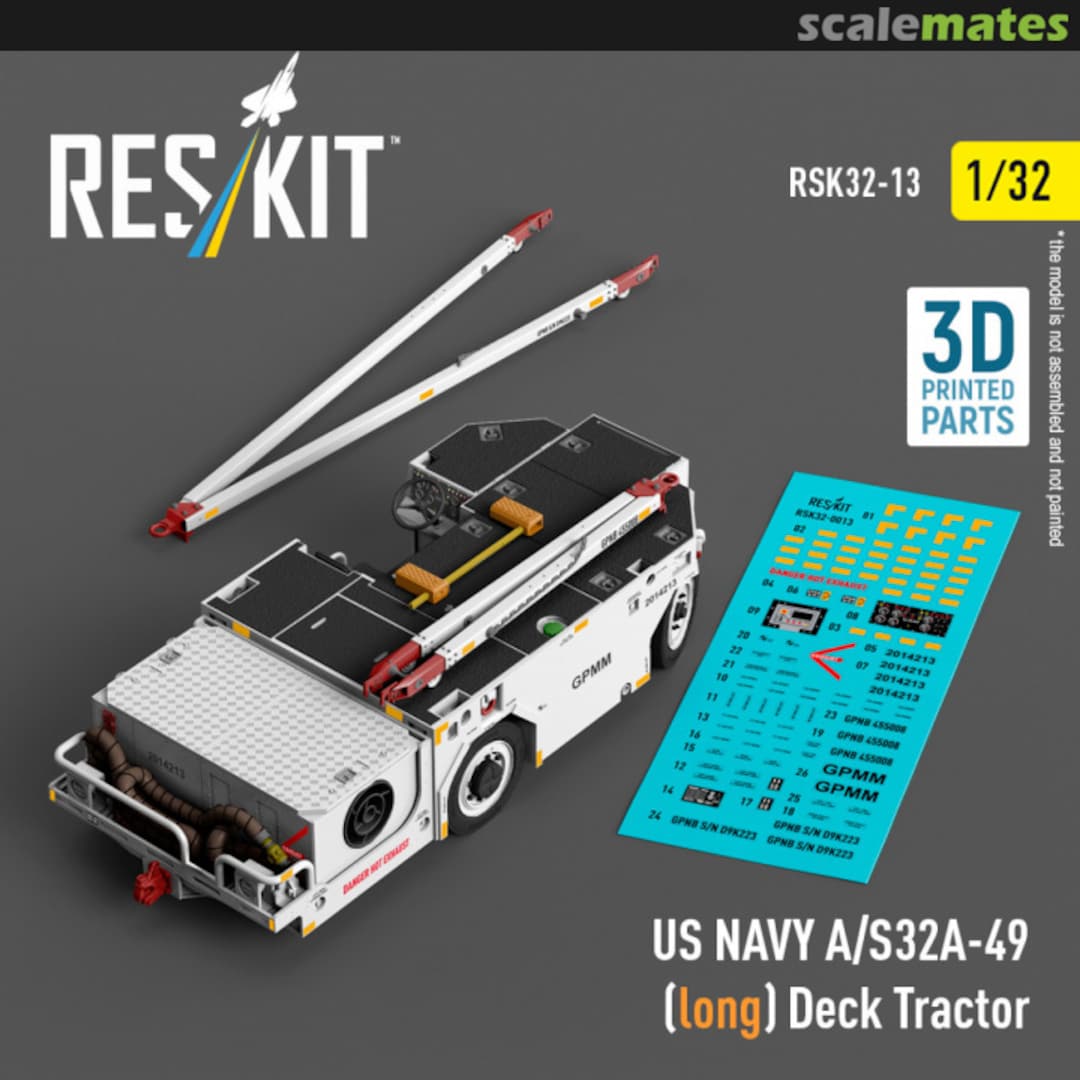 Boxart US NAVY A/S32A-49 (long) Deck Tractor RSK32-13 ResKit Boxart US NAVY A/S32A-49 (long) Deck Tractor RSK32-13 ResKit