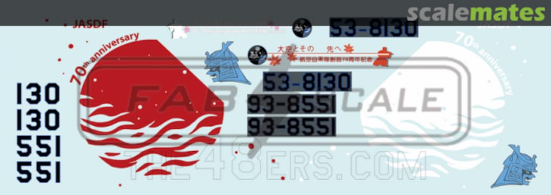 Contents F-2A/B JASDF 70th Anniversary Hyakuri AB 2024 (Part 1) FD48034 Fab Scale Contents F-2A/B JASDF 70th Anniversary Hyakuri AB 2024 (Part 1) FD48034 Fab Scale