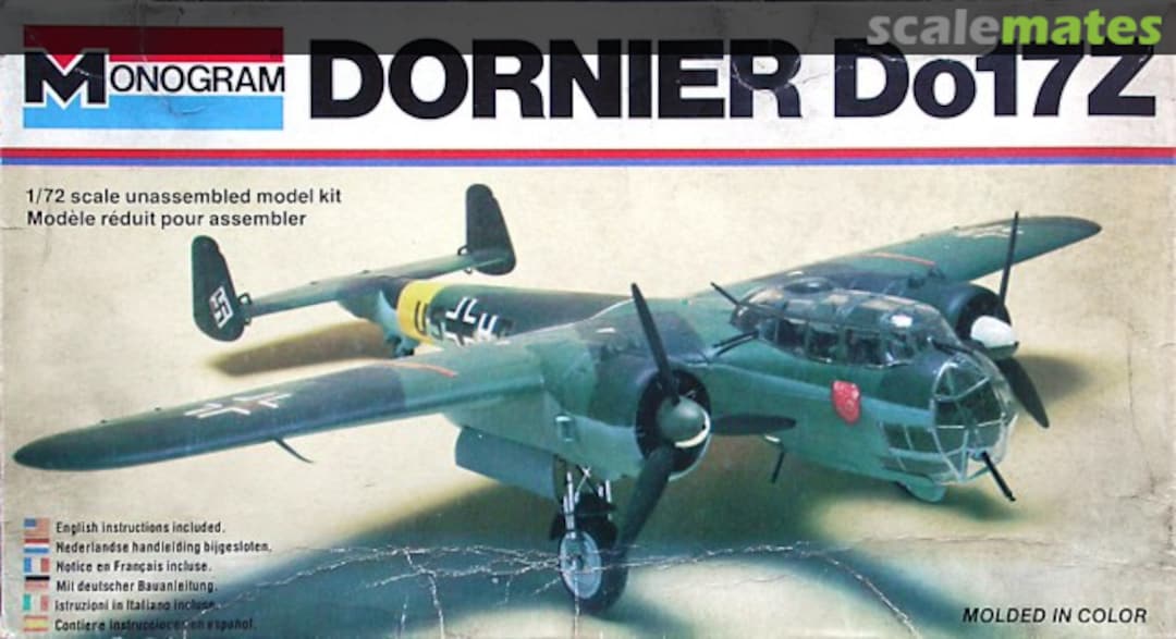 Boxart Dornier Do17Z 5305 Monogram Boxart Dornier Do17Z 5305 Monogram