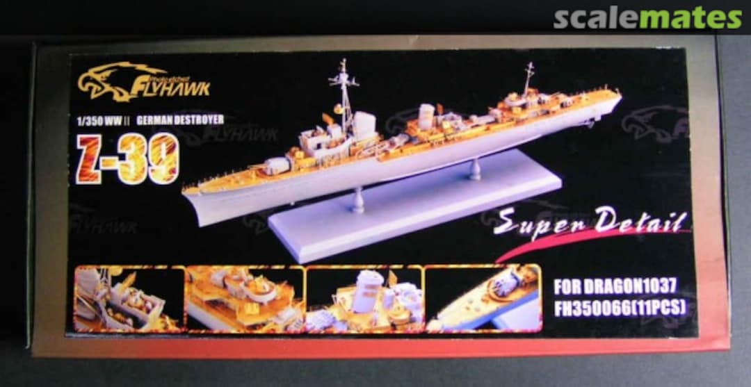 Boxart WWII German Destroyer Z-39 Super Detail Set FH350066 FlyHawk Model Boxart WWII German Destroyer Z-39 Super Detail Set FH350066 FlyHawk Model
