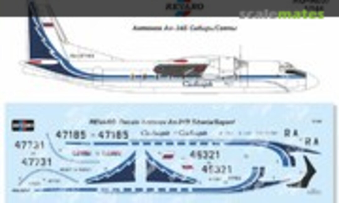 1:144 Antonov An-24B Siberia/Sayani (Revaro RG-A057) RG-A057