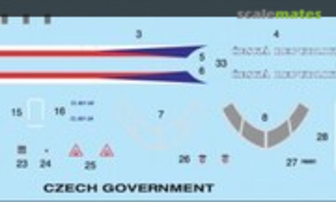 1:144 CL 601 A-3 Challenger Czech Government (BOA Decals 14479) 14479