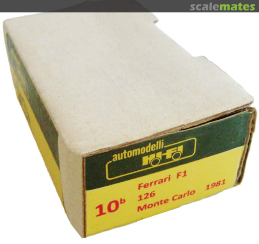 Boxart Ferrari F1 126 10B Hi Fi Automodelli Boxart Ferrari F1 126 10B Hi Fi Automodelli