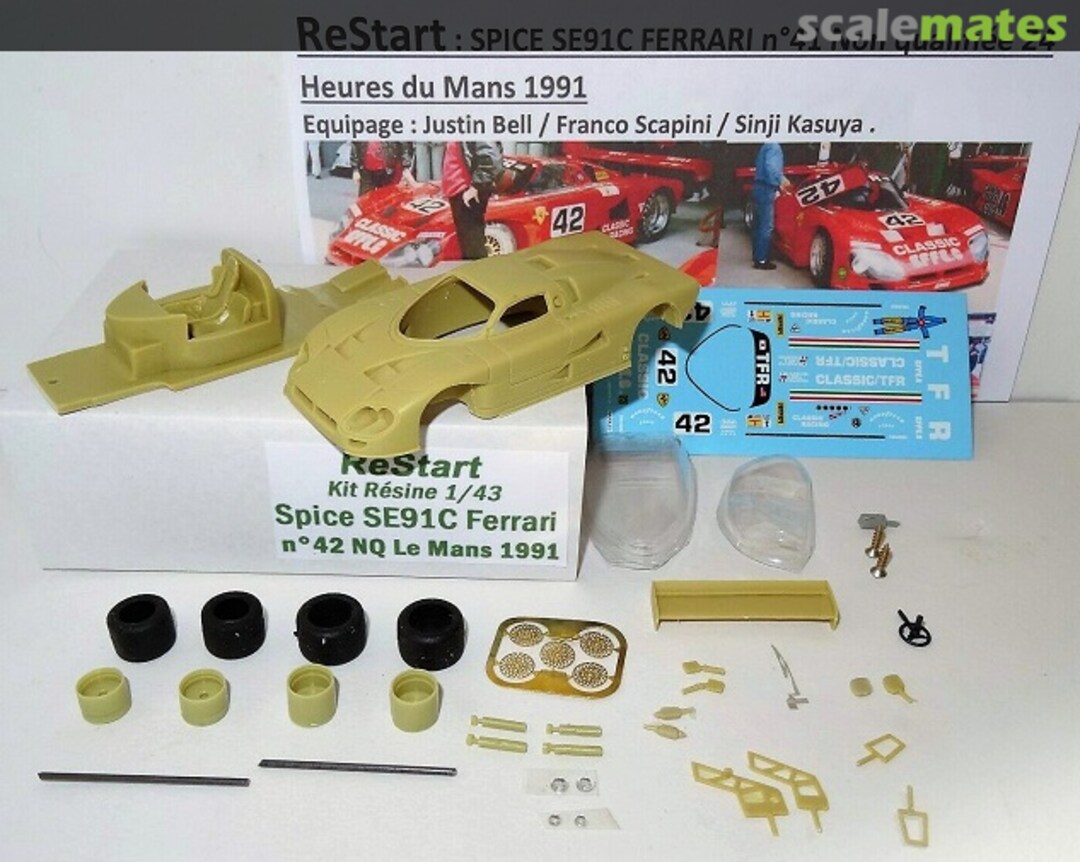 Boxart Spice-Ferrari SE88P #002 "CLASSIC EFFE.C" ReStart Boxart Spice-Ferrari SE88P #002 "CLASSIC EFFE.C" ReStart