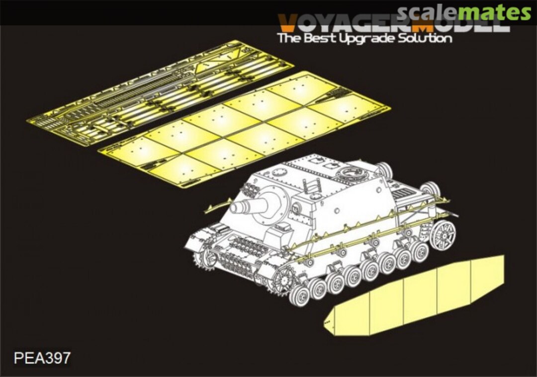 Boxart Sturmpanzer IV Brummbar Late Version Side Skirts PEA397 Voyager Model Boxart Sturmpanzer IV Brummbar Late Version Side Skirts PEA397 Voyager Model