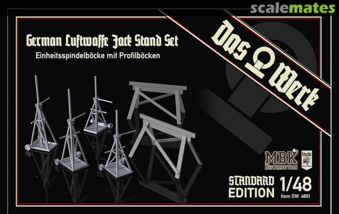 Boxart Luftwaffe Jack Stand Set SWS-M03 Zoukei-Mura Boxart Luftwaffe Jack Stand Set SWS-M03 Zoukei-Mura