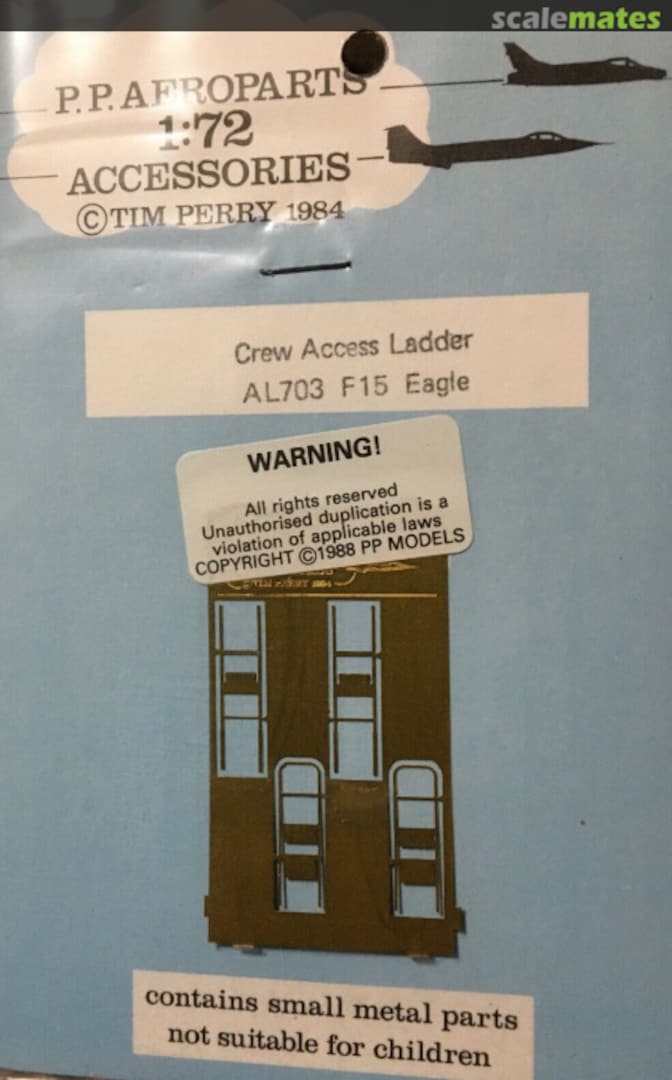 Boxart Crew Access Ladder F15 Eagle AL703 P.P. Aeroparts Boxart Crew Access Ladder F15 Eagle AL703 P.P. Aeroparts