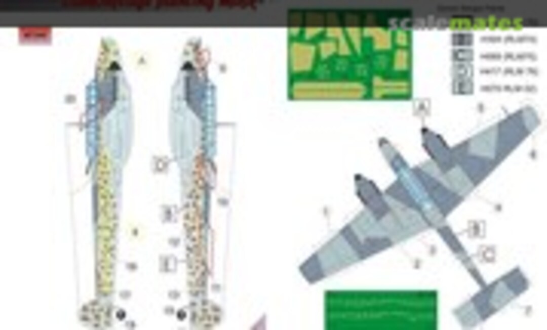 1:72 Messerschmitt Bf110 E/F (LF Models M7299) M7299