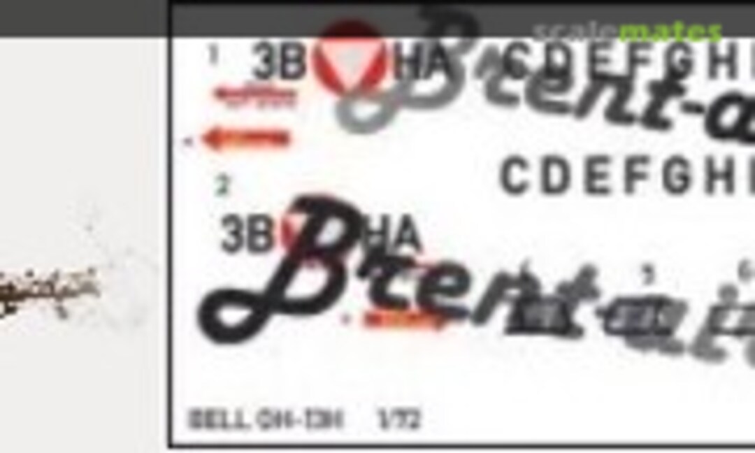 1:72 Bell H-13 (Brent-Air-Decals HM72212) HM72212