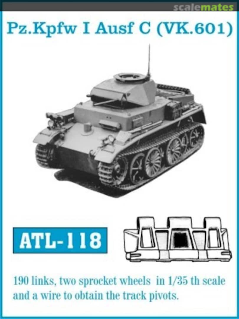 Boxart Pz.Kpfw I Ausf C (Vk.601) ATL-118 Friulmodel Boxart Pz.Kpfw I Ausf C (Vk.601) ATL-118 Friulmodel