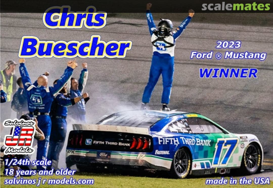 Boxart 2023 Ford Mustang Winner RFF2023CBD Salvinos JR Models Boxart 2023 Ford Mustang Winner RFF2023CBD Salvinos JR Models