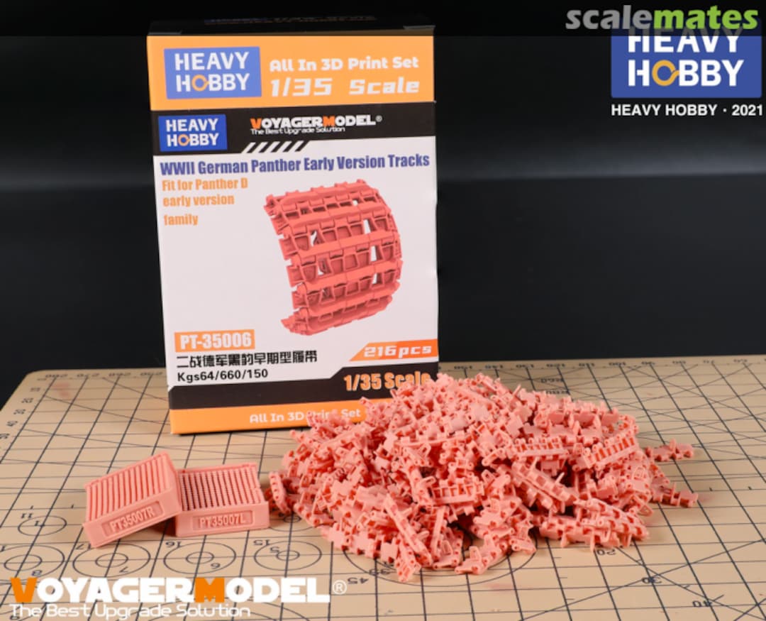 Boxart German Sd.Kfz. 171 Pz.Kpfw. V Panther Early Version Tracks Kgs64/660/150 PT-35006 Heavy Hobby Boxart German Sd.Kfz. 171 Pz.Kpfw. V Panther Early Version Tracks Kgs64/660/150 PT-35006 Heavy Hobby