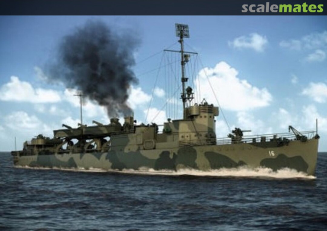 Boxart USS Ward APD-16 350020 Black Cat Models Boxart USS Ward APD-16 350020 Black Cat Models