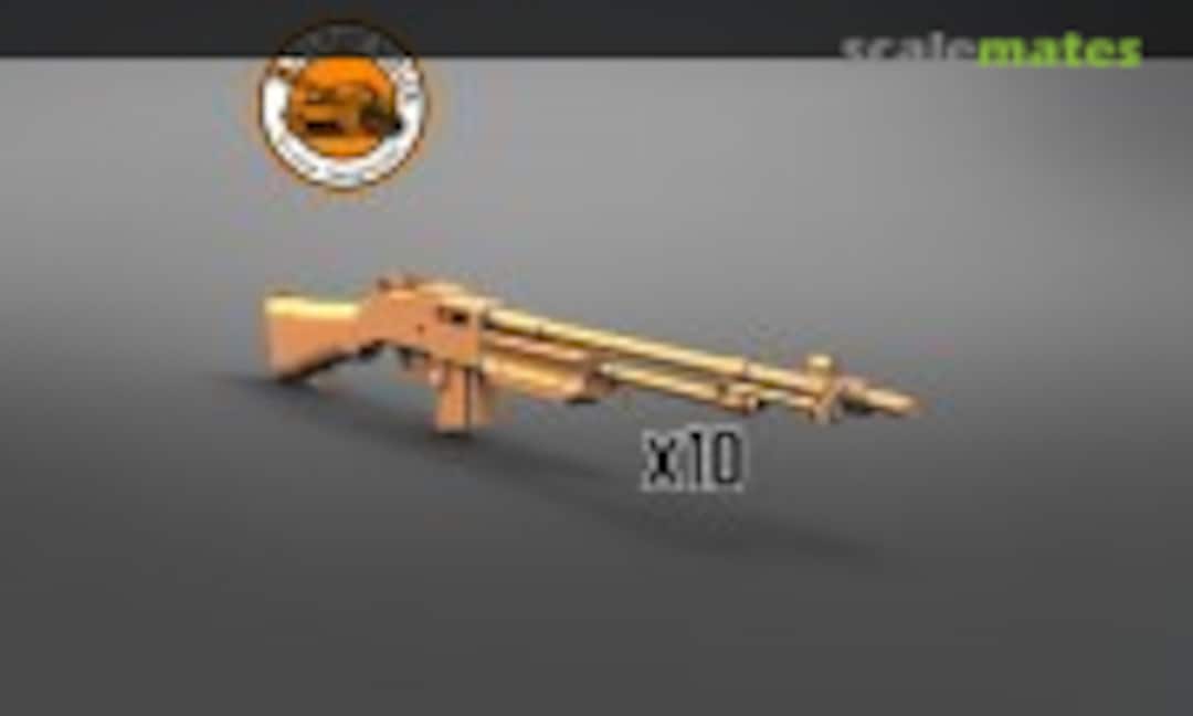 1:72 BAR M1918 Folded set of 10 pcs (Military Scales PMI0267B) PMI0267B