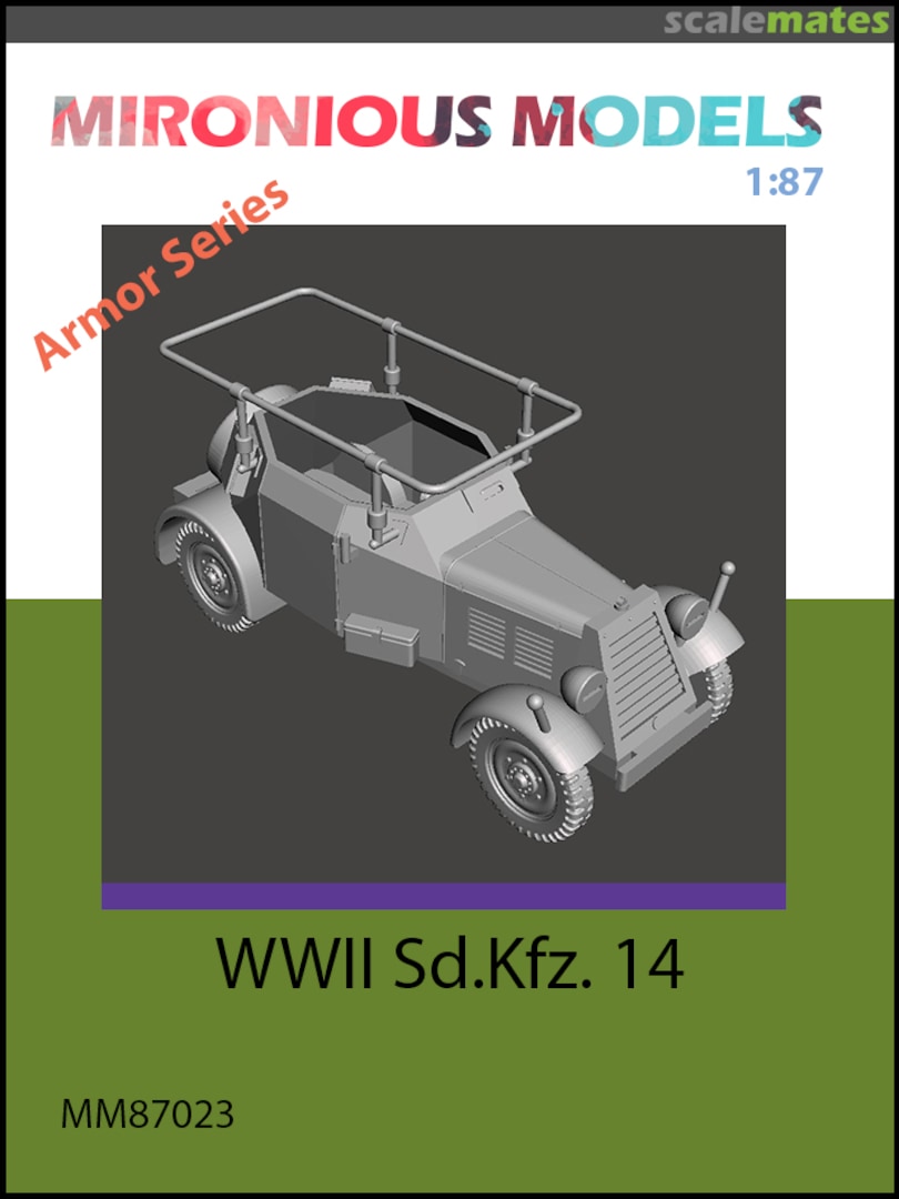 Boxart WWII Sd.Kfz. 14 MM87023 Mironious Models Boxart WWII Sd.Kfz. 14 MM87023 Mironious Models