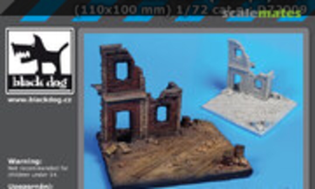 1:72 House ruin Europe base (Black Dog D72009)