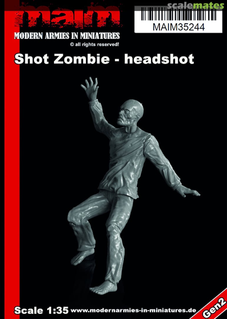 Boxart Shot Zombie - headshot MAIM35244 MAiM Boxart Shot Zombie - headshot MAIM35244 MAiM