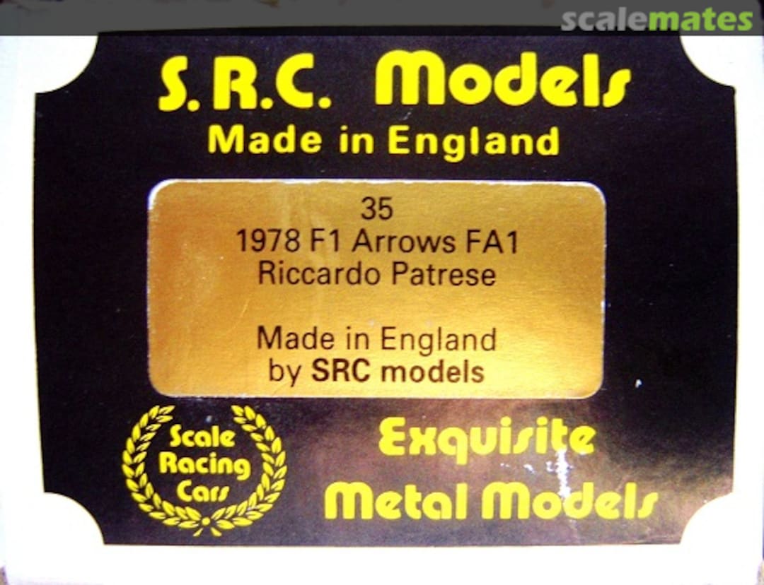 Boxart Arrows-Ford A1 F1 "Warsteiner" SRC035 Scale Racing Cars Boxart Arrows-Ford A1 F1 "Warsteiner" SRC035 Scale Racing Cars